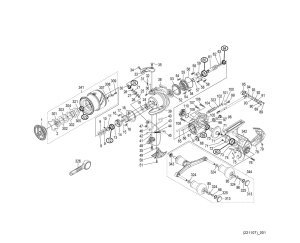 Photo1: [SHIMANO] Genuine Spare Parts for 23 Sephia SS C3000SDH Product Code: 046314 **Back-order (Shipping in 3-4 weeks after receiving order)