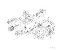 [SHIMANO] Genuine Spare Parts for 23 BB-X Larissa C3000DXG Product Code: 046222 **Back-order (Shipping in 3-4 weeks after receiving order)