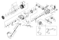 [DAIWA] Genuine Spare Parts for 23 EMERALDAS RX LT2500 Product code: 00061203 **Back-order (Shipping in 3-4 weeks after receiving order)