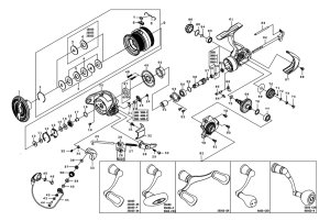 Photo1: [DAIWA] Genuine Spare Parts for 23 LEGALIS LT1000S Product code: 00060361 **Back-order (Shipping in 3-4 weeks after receiving order)