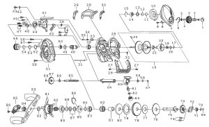 Photo1: [DAIWA] Genuine Spare Parts for 20 TATULA SV TW 103SHL Product code: 00630090 **Back-order (Shipping in 3-4 weeks after receiving order)