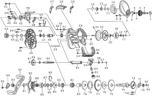 Photo1: [DAIWA] Genuine Spare Parts for 17 TATULA SV TW 8.1L Product code: 00613679 **Back-order (Shipping in 3-4 weeks after receiving order)