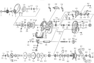 Photo1: [DAIWA] Genuine Spare Parts for 17 TATULA 100 series 100H-TW Product code: 00613474 **Back-order (Shipping in 3-4 weeks after receiving order)