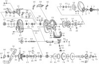 [DAIWA] Genuine Spare Parts for 17 TATULA 100 series 100HL-TW Product code: 00613475 **Back-order (Shipping in 3-4 weeks after receiving order)