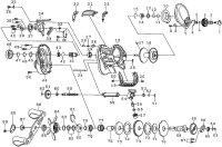 [DAIWA] Genuine Spare Parts for 14 TATULA HD CUSTOM 150 series JAPAN MODEL 150HL-TW Product code: 00613491 **Back-order (Shipping in 3-4 weeks after receiving order)