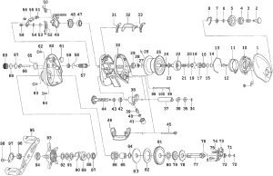 Photo1: [DAIWA] Genuine Spare Parts for 13 SS SV 103L Product code: 00614151 **Back-order (Shipping in 3-4 weeks after receiving order)