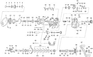 Photo1: [DAIWA] Genuine Spare Parts for 18 SV LIGHT LTD 8.1R-TN Product code: 00614169 **Back-order (Shipping in 3-4 weeks after receiving order)