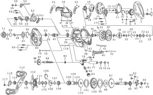 Photo1: [DAIWA] Genuine Spare Parts for 12 T3 AIR 8.6L-TW Product code: 00613421 **Back-order (Shipping in 3-4 weeks after receiving order)