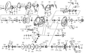 Photo1: [DAIWA] Genuine Spare Parts for 13 T3 SV SV8.1R-TW Product code: 00613418 **Back-order (Shipping in 3-4 weeks after receiving order)