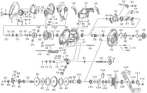 Photo1: [DAIWA] Genuine Spare Parts for 13 T3 MX 1016XH-TW Product code: 00613434 **Back-order (Shipping in 3-4 weeks after receiving order)