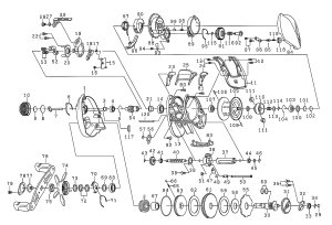 Photo1: [DAIWA] Genuine Spare Parts for 18 deps LIMITED DR-Z2020XHL Product code: 00614092 **Back-order (Shipping in 3-4 weeks after receiving order)