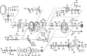 Photo1: [DAIWA] Genuine Spare Parts for 15 CATALINA BJ 100H Product code: 00613701 **Back-order (Shipping in 3-4 weeks after receiving order)