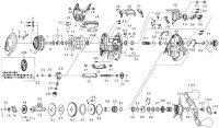 [DAIWA] Genuine Spare Parts for 18 CATALINA IC 100SH Product code: 00630004 **Back-order (Shipping in 3-4 weeks after receiving order)