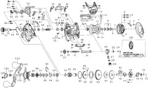 Photo1: [DAIWA] Genuine Spare Parts for 18 CATALINA IC 100SHL Product code: 00630005 **Back-order (Shipping in 3-4 weeks after receiving order)