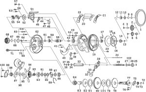 Photo1: [DAIWA] Genuine Spare Parts for 15 CATALINA BJ 200SHL Product code: 00613706 **Back-order (Shipping in 3-4 weeks after receiving order)