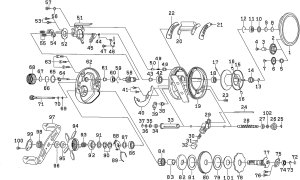 Photo1: [DAIWA] Genuine Spare Parts for 15 CATALINA BJ 100HL Product code: 00613702 **Back-order (Shipping in 3-4 weeks after receiving order)