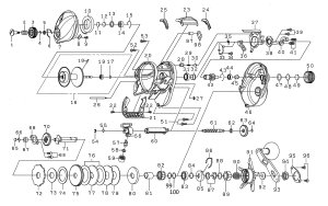 Photo1: [DAIWA] Genuine Spare Parts for 23 SEAHAWK TW ENTO Product code: 00620013 **Back-order (Shipping in 3-4 weeks after receiving order)