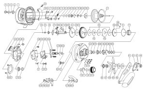 Photo1: [DAIWA] Genuine Spare Parts for 22 SALTIGA 15 15H Product code: 00631522 **Back-order (Shipping in 3-4 weeks after receiving order)