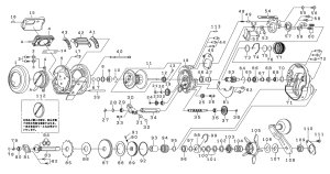 Photo1: [DAIWA] Genuine Spare Parts for 21 SALTIGA IC 100 Product code: 00631502 **Back-order (Shipping in 3-4 weeks after receiving order)