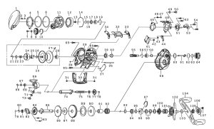 Photo1: [DAIWA] Genuine Spare Parts for 21-22 ALPHAS SV TW 800S-XH Product code: 00630227 **Back-order (Shipping in 3-4 weeks after receiving order)