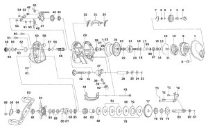 Photo1: [DAIWA] Genuine Spare Parts for 16 ALPHAS AIR 5.8L Product code: 00614110 **Back-order (Shipping in 3-4 weeks after receiving order)