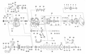 Photo1: [DAIWA] Genuine Spare Parts for 19 ALPHAS CT SV 70HL Product code: 00614116 **Back-order (Shipping in 3-4 weeks after receiving order)