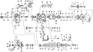 Photo1: [DAIWA] Genuine Spare Parts for  08 ALPHAS R-Edition 103L Product code: 00613885 **Back-order (Shipping in 3-4 weeks after receiving order)