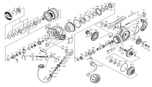 Photo1: [DAIWA] Genuine Spare Parts for 23 SALTIGA 6000-P Product code: 00065032 **Back-order (Shipping in 3-4 weeks after receiving order)