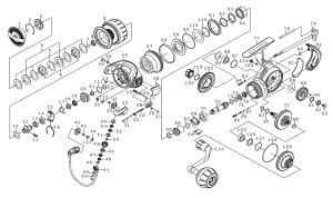 Photo1: [DAIWA] Genuine Spare Parts for 23 SALTIGA 5000-P Product code: 00065031 **Back-order (Shipping in 3-4 weeks after receiving order)