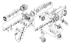 Photo1: [DAIWA] Genuine Spare Parts for 23 SALTIGA 4000-H Product code: 00065025 **Back-order (Shipping in 3-4 weeks after receiving order)