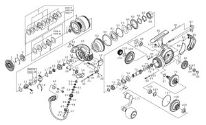 Photo1: [DAIWA] Genuine Spare Parts for 24 CERTATE SW 5000-XH Product code: 00065183 **Back-order (Shipping in 3-4 weeks after receiving order)