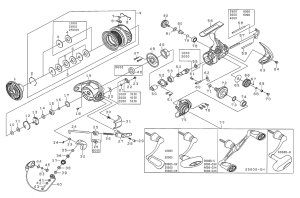 Photo1: [DAIWA] Genuine Spare Parts for 24 REVROS LT6000D-H Product code: 00066610 **Back-order (Shipping in 3-4 weeks after receiving order)