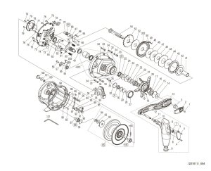 Photo1: [SHIMANO] Genuine Spare Parts for 20 OCEA JIGGER 4000 Product code: 040664 **Back-order (Shipping in 3-4 weeks after receiving order)