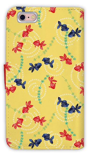 Angler's Case】【Notebook Type】Cell-phone Case - Tropical