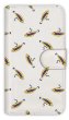 Photo1: 【Angler's Case】【Notebook Type】Cell-phone Case - Seamless Pattern of Lure - Yellow&Purple (built-to-order) (Product code：diary2015103128) (1)