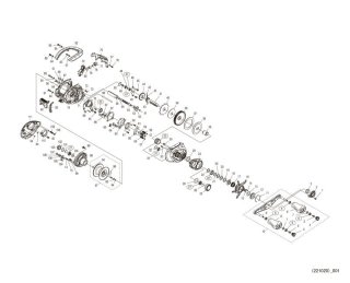 YUMEYA/SHIMANO Genuine Parts] Parts for Baitcasting Reels - HEDGEHOG STUDIO