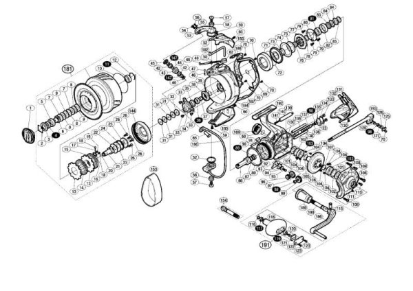 Photo1: [SHIMANO] Genuine Spare Parts for 13 STELLA SW 30000 Product Code: 030740 **Back-order (Shipping in 3-4 weeks after receiving order) (1)