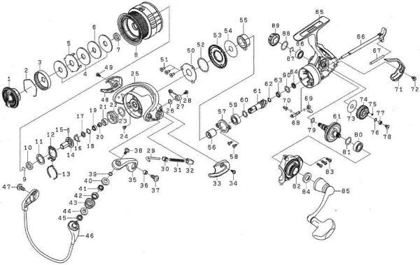 Photo1: [DAIWA] Genuine Spare Parts for 17 THEORY 3012H Product code: 00056002 **Back-order (Shipping in 3-4 weeks after receiving order) (1)