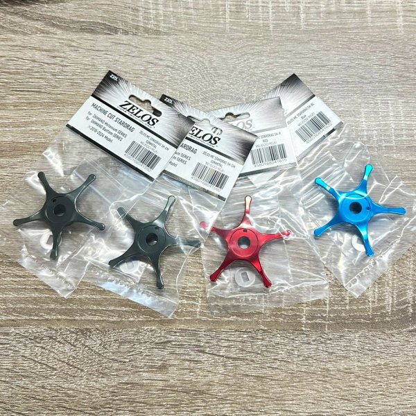 Photo1: [ZPI] ZELOS SHIMANO Machine-Cut Star Drag (Compatible with Metanium and Bantam) (1)