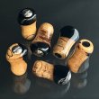 Photo4: [Pletry] Selected Natural Wood Small Gourd Knob (1 piece) (4)