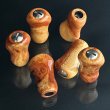 Photo3: [Pletry] Selected Natural Wood Small Gourd Knob (1 piece) (3)