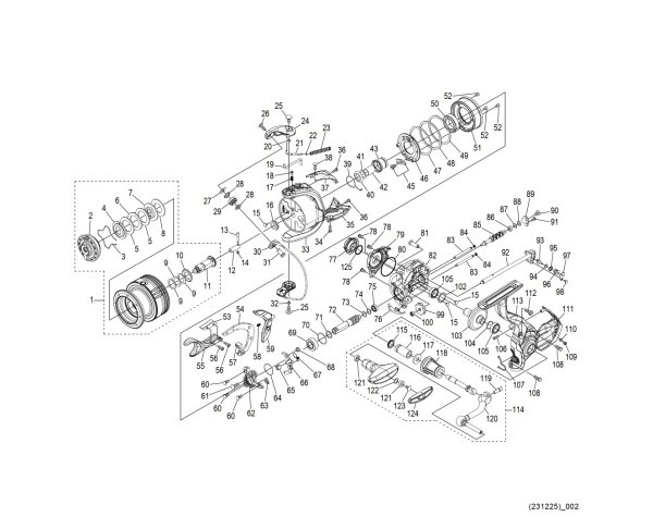 Photo1: [SHIMANO] Genuine Spare Parts for 23 BB-X DESPINA C3000DHG Product Code: 046055 **Back-order (Shipping in 3-4 weeks after receiving order) (1)