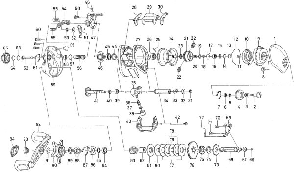 Photo1: [DAIWA] Genuine Spare Parts for 00 TD-Z 103ML Product code: 00613976 **Back-order (Shipping in 3-4 weeks after receiving order) (1)