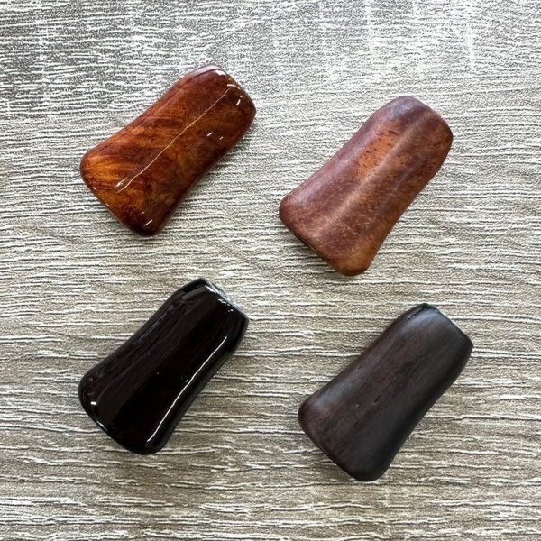 Photo1: [Pletry] Selected Natural Wood Wingtip Knob (1 piece) (1)