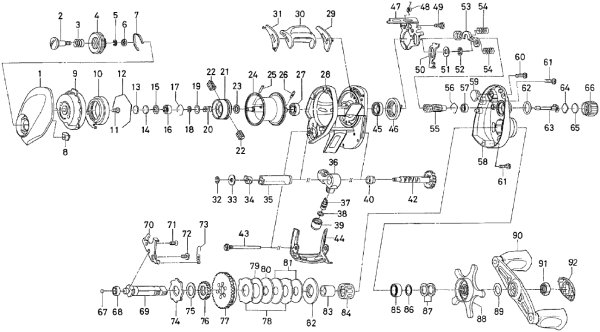 Photo1: [DAIWA] Genuine Spare Parts for  06 ALPHAS TYPE F 103 Product code: 00614042 **Back-order (Shipping in 3-4 weeks after receiving order) (1)