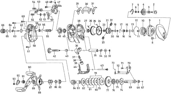 Photo1: [DAIWA] Genuine Spare Parts for  08 ALPHAS R-Edition 103L Product code: 00613885 **Back-order (Shipping in 3-4 weeks after receiving order) (1)