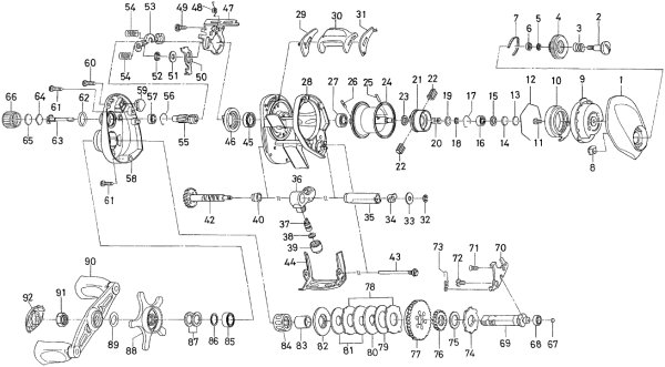 Photo1: [DAIWA] Genuine Spare Parts for  05 ALPHAS ITO 103L AI Product code: 00613951 **Back-order (Shipping in 3-4 weeks after receiving order) (1)