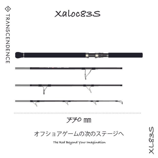 Photo1: [TRANSCENDENCE] Xaloc83S (Rod) (1)